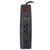 3-OUTLET 900J SURGE PROTECTOR POWER STRIP WITH 2 USB 2.1A, 4FT (BLACK)
