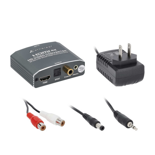 HDMI 1.4 AUDIO DE-EMBEDDER, OPTICAL, COAX, ANALOG (NO DOWNMIXING)