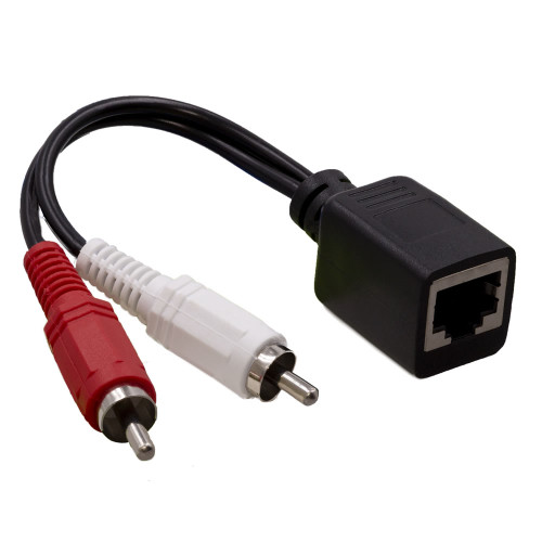 RCA STEREO AUDIO EXTENDER OVER CAT5, 150FT