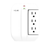 6-OUTLET 450J SURGE PROTECTOR WALL TAP (WHITE)