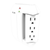 6-OUTLET 450J SURGE PROTECTOR WALL TAP (WHITE)