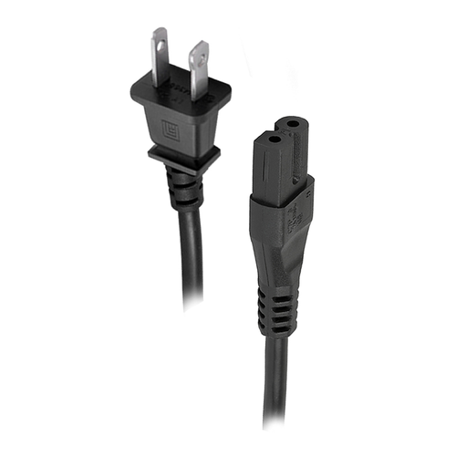 18 AWG POWER CORD, 1-15 TO C7P, STRAIGHT TO STRAIGHT, 2M (6.56FT)